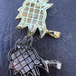 Moissanite Iced Goku Saiyan Dragon Ball Z Pendant  customdiamjewel   
