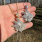 Moissanite Iced Goku Saiyan Dragon Ball Z Pendant  customdiamjewel   