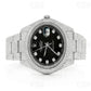 Moissanite Diamond Black Dial Automatic Watch customdiamjewel