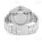 Luxury 41MM Blue Face Buss Down Baguette Diamond on Belt Watch customdiamjewel