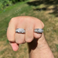 Hip Hop Star Burst Diamond Ring  customdiamjewel   