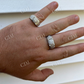 Hip Hop Star Burst Diamond Ring  customdiamjewel   
