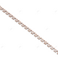 VVS Moissanite 925 Silver Butterfly Tennis Chain For Women CustomDiamJewel