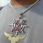 Antique Custom Silver Moissanite Pendant hip hop jewelry customdiamjewel   