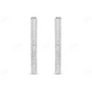 18K White Gold Baguette Diamond Inside Out Hoop Earrings Stud earrings CustomDiamJewel