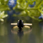 Black Oval Cut Moissanite Pave Ring customdiamjewel