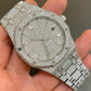 AP Lab Grown Diamond Hip Hop Iced Out Stainless Steel Watch customdiamjewel