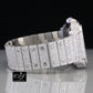 Fully Iced Out Cartier Santos Rainbow Arabic Dial Wrist Watch customdiamjewel