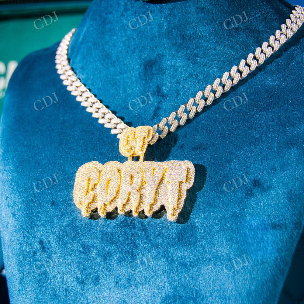 Coryt Letter Hip Hop Pendant  customdiamjewel   