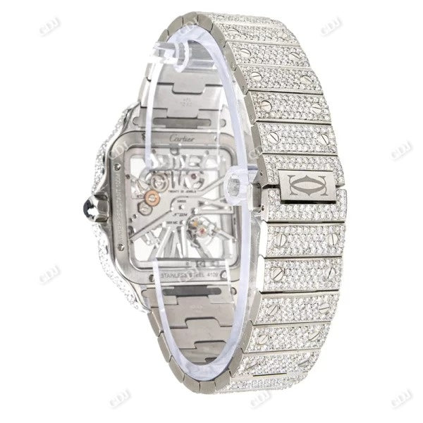 Cartier Skelton Hip Hop Watch For Men customdiamjewel