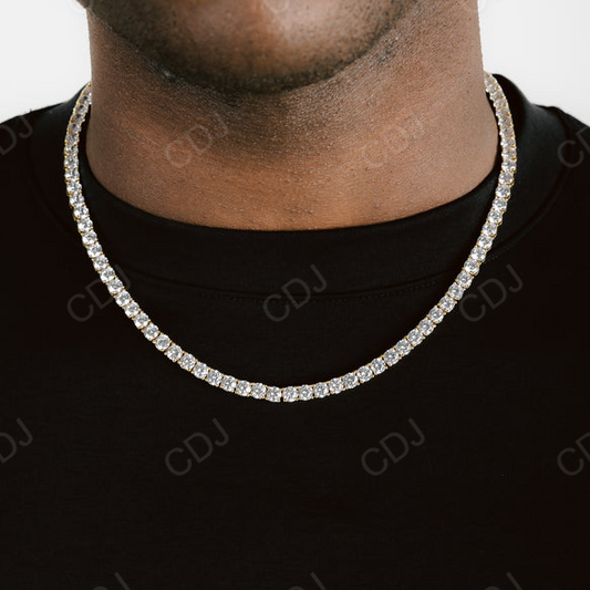 Antique Men's Jewelry 5mm Tennis Chain Necklace  customdiamjewel   