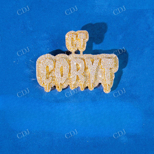 Coryt Letter Hip Hop Pendant  customdiamjewel   