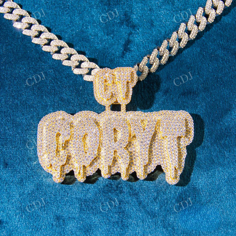 Coryt Letter Hip Hop Pendant  customdiamjewel   