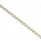 VVS Moissanite 925 Silver Butterfly Tennis Chain For Women CustomDiamJewel