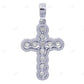 14K Gold Lab Grown Diamond 1.7 Inch Cross Pendant Hip Hop Pendent CustomDiamJewel