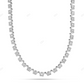 VVS Moissanite 925 Silver Butterfly Tennis Chain For Women CustomDiamJewel