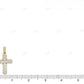 14K Gold Lab Grown Diamond 1.7 Inch Cross Pendant Hip Hop Pendent CustomDiamJewel