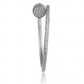 Nail Bangle Bracelet 925 Sterling Silver For Women CustomDiamJewel