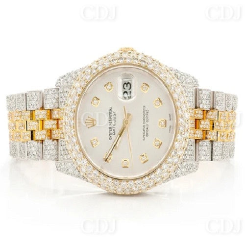 Rolex VVS Diamond High Quality Buss Down Moissanite Watch customdiamjewel