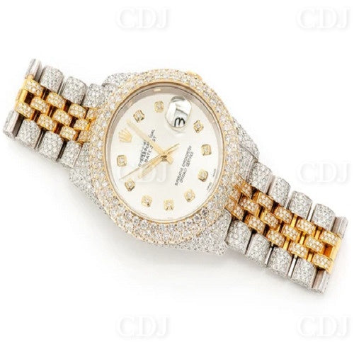 Rolex VVS Diamond High Quality Buss Down Moissanite Watch customdiamjewel