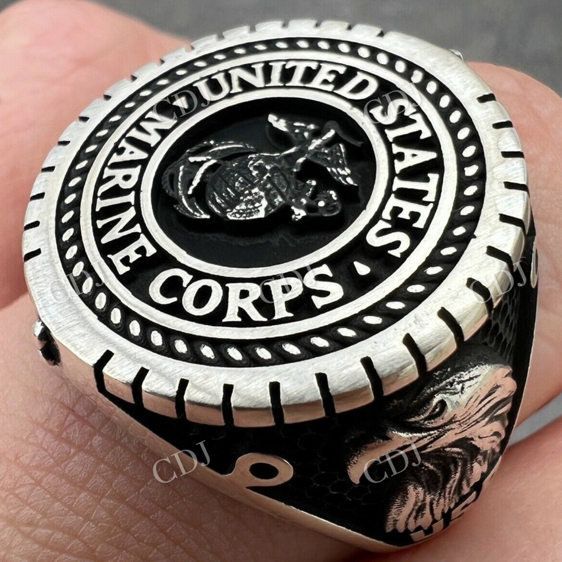 Marine Corps Sempre Fi Ring  customdiamjewel   