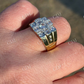 Iced Baguette Mens Pinky Ring  customdiamjewel   