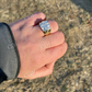 Iced Baguette Mens Pinky Ring  customdiamjewel   