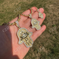 Hamsa Evil Eye Hand Iced Moissanite Pendant  customdiamjewel   