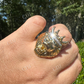 Lion Moissanite Baguette Crown Mens Ring  customdiamjewel   