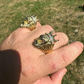 Lion Moissanite Baguette Crown Mens Ring  customdiamjewel   