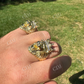 Lion Moissanite Baguette Crown Mens Ring  customdiamjewel   