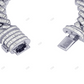 Hot Selling Round And Baugatte Moissanite Link Bracelet