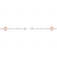 Two Tone 925 Silver Moissanite Men Clover Chain CustomDiamJewel