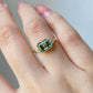 Antique Handmade Moissanite Bridal Promise Ring