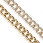 Baguette Cut VVS Moissanite Cuban Link Bracelet CustomDiamJewel