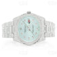 Fully Iced Out Custom Dial Automatic Rolex Diamond Watch customdiamjewel
