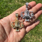 Moissanite Anubis Iced Pendant  customdiamjewel   