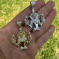 Moissanite Anubis Iced Pendant  customdiamjewel   