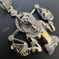 Moissanite Anubis Iced Pendant  customdiamjewel   