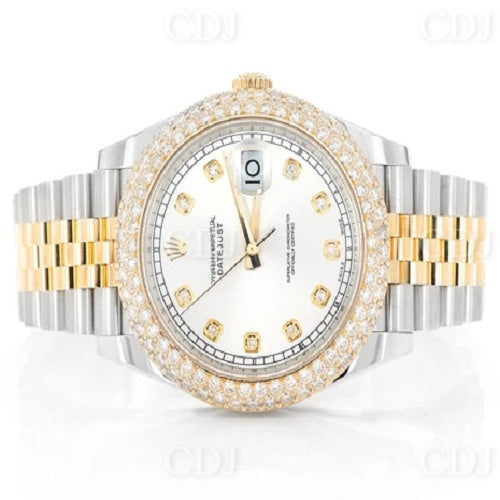 Natural Diamond Hip Hop Wrist Watch customdiamjewel
