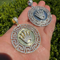 Iced Hip Hop Diamond King Crown Medallion Pendant  customdiamjewel   