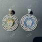 Iced Hip Hop Diamond King Crown Medallion Pendant  customdiamjewel   