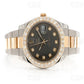 Luxurious 36mm Date Just Rose White Rolex Lab Diamond Watch customdiamjewel