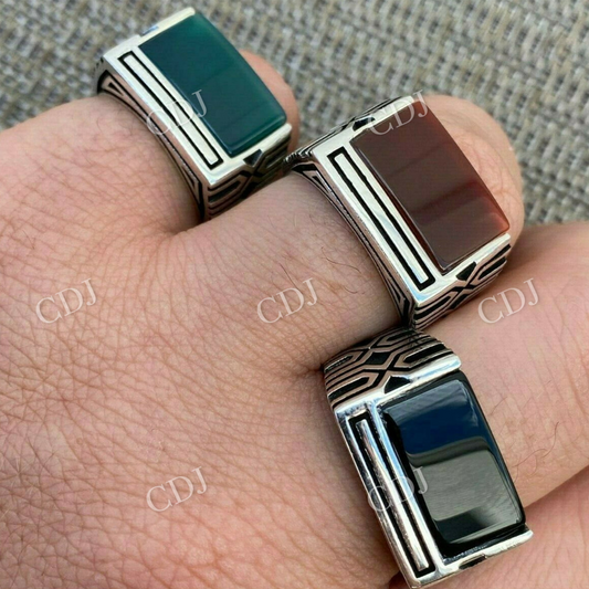 Men's Gemstone Ring  customdiamjewel   