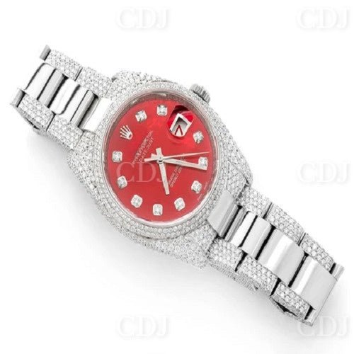 New Arrival Hip Hop Real Diamond Men's Rolex Watch Iced Out Wholesale Fashion Jewelry