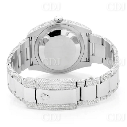 New Arrival Hip Hop Real Diamond Men's Rolex Watch Iced Out Wholesale Fashion Jewelry