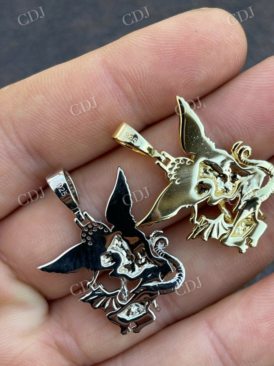 Saint Michael Archangel Diamond Hip Hop Pendant  customdiamjewel   