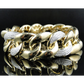 925 Sterling Silver Alternating Mens Cuban Bracelet hip hop jewelry customdiamjewel