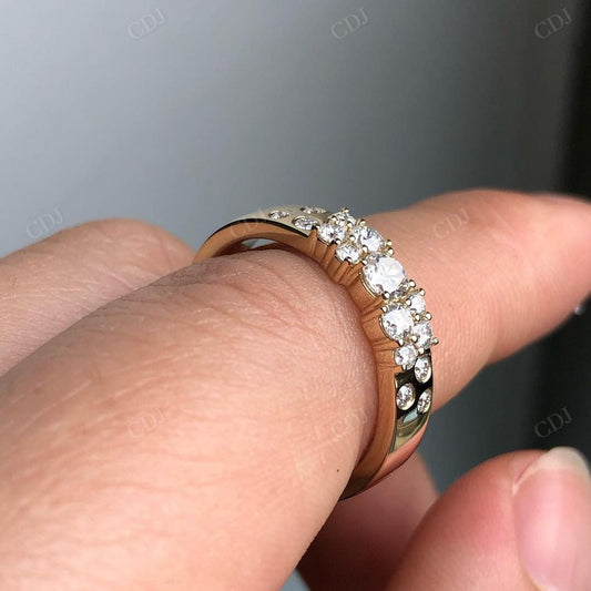 Sterling Silver Lab Grown Diamond Stacking Band