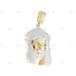 Hip Hop Sterling Silver Jesus Mini Pendant hip hop jewelry CustomDiamJewel